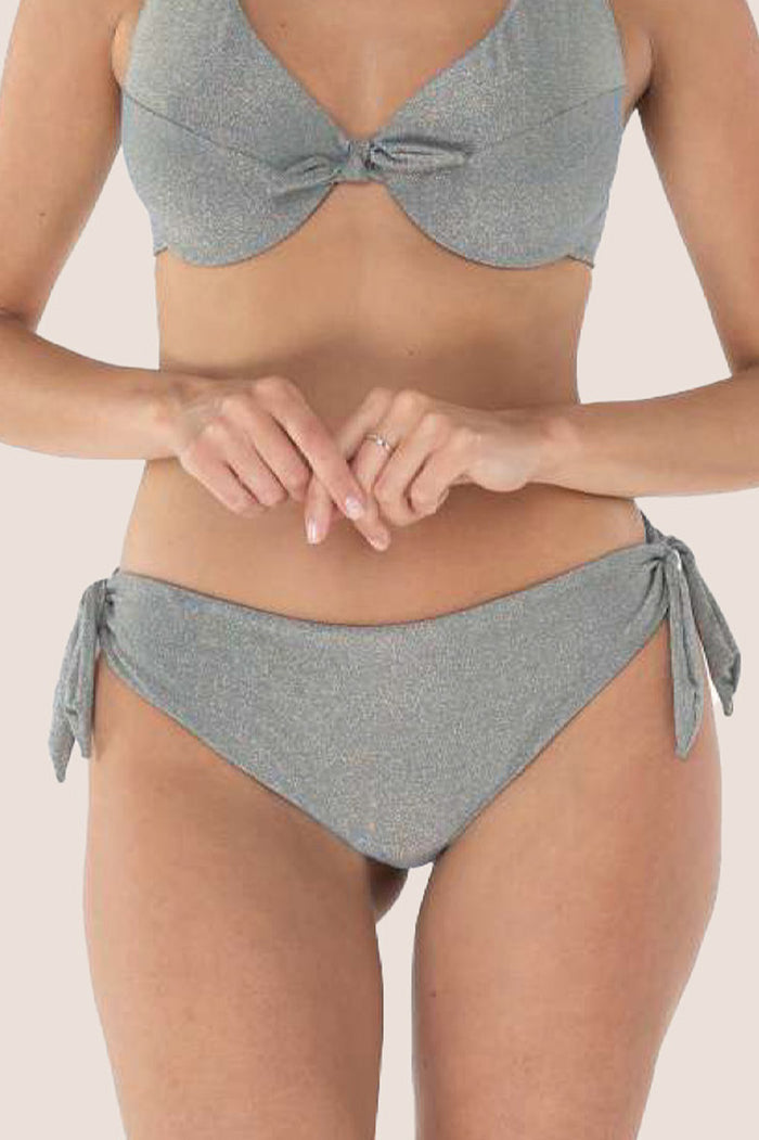 Slip chiuso fiocco finto Salada lurex new
